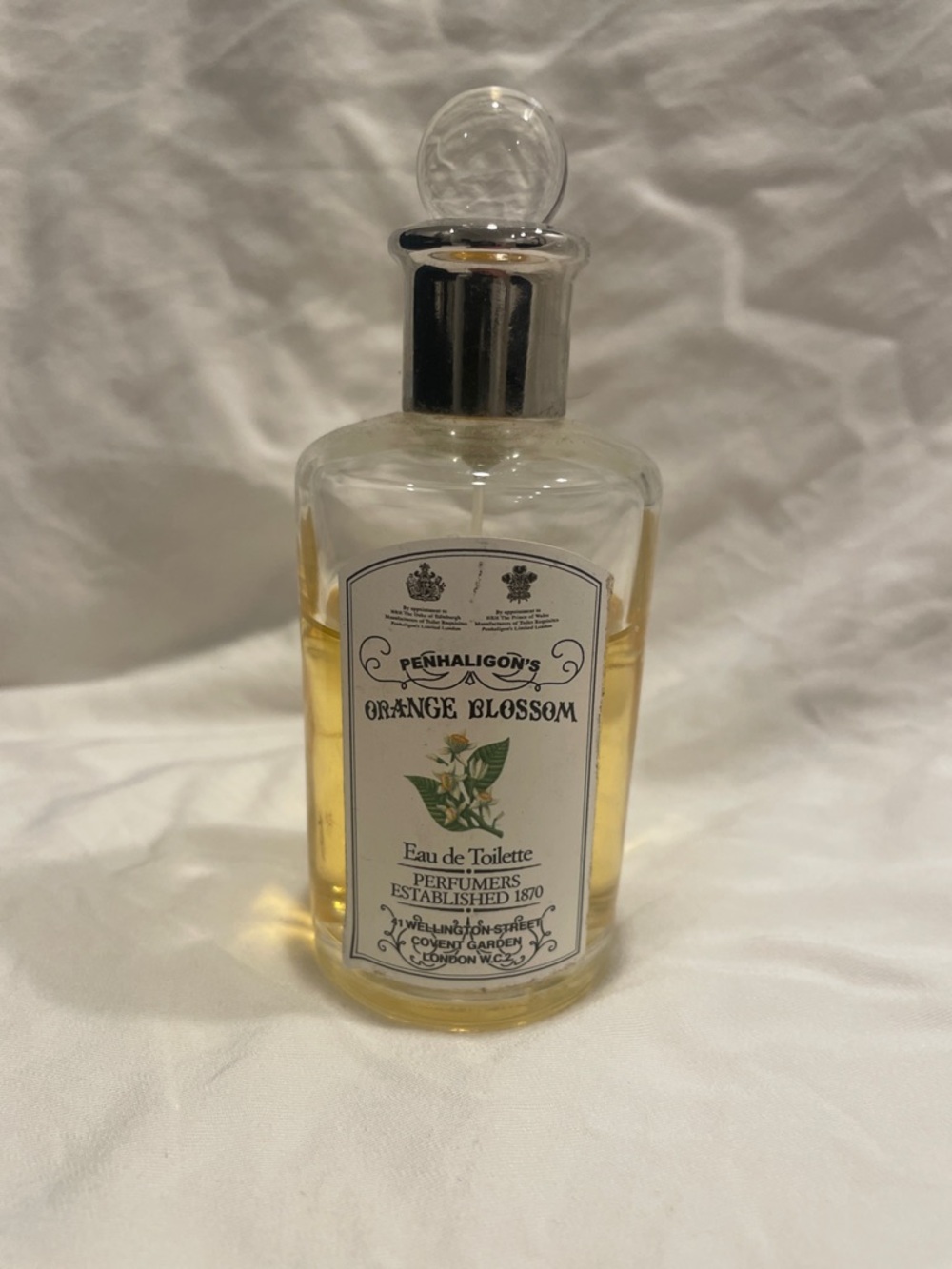 Penhaligon's Orange Blossom Eau de Toilette Bottle - Clear/Gold
